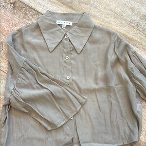 HYFVE Taupe Button-Up Shirt